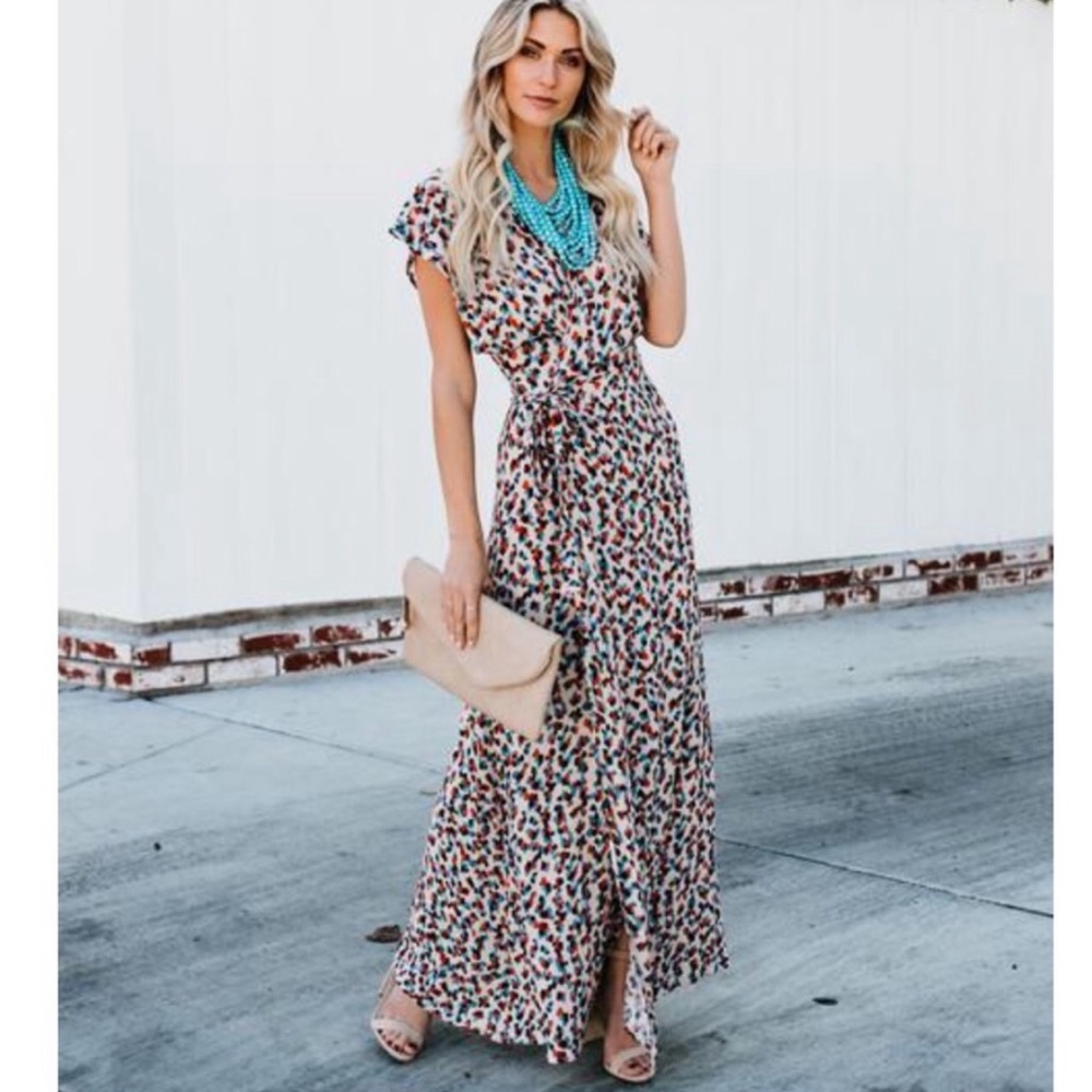 VICI bay breeze wrap dress